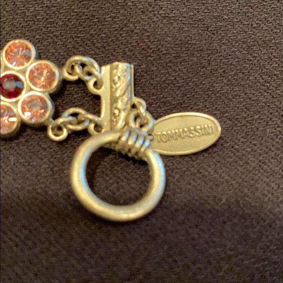 Tommassini floral crystal bracelet. - Picture 2 of 6